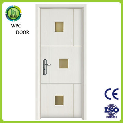 Harga yang bagus Pintu kaca WPC kekuatan tinggi dengan isolasi panas dan ketebalan 35/45mm untuk penggunaan perumahan dan komersial on line