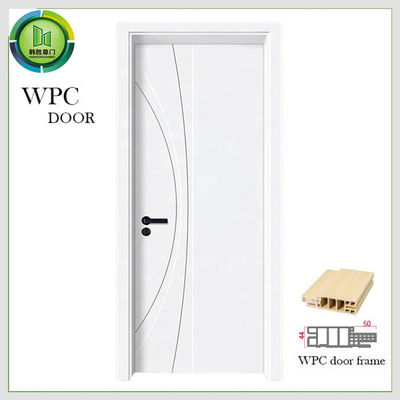 Harga yang bagus ISO9001 Certified WPC Interior Door with Mortise Lock and Cylinder Lock Options on line