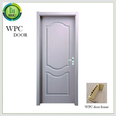 Harga yang bagus Pintu WPC yang dicat, pintu interior ramah lingkungan dengan kekuatan dan stabilitas superior serta tahan terhadap kelembaban dan pembusukan on line