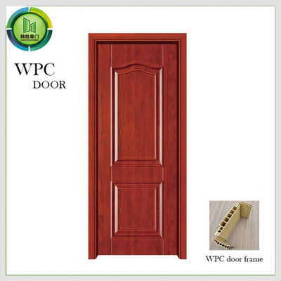 Harga yang bagus Termit Proof Interior WPC Pintu Biasa Fire Retardant Hotel Penggunaan on line