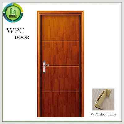 Harga yang bagus Fire Rated WPC Plain Solid Wood Interior Pintu Tahan rayap Penggunaan rumah on line