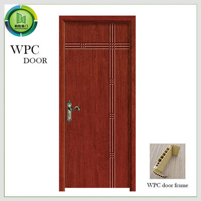 Harga yang bagus Desain Rumah WPC Pintu Biasa Termit Proof Kelembaban tahan Hotel Penggunaan on line