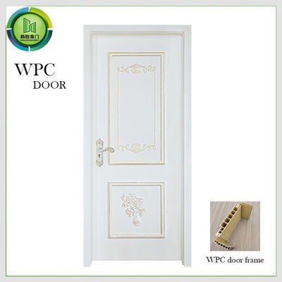 Harga yang bagus Kayu Interior WPC Pintu Langsing Tahan rayap Penggunaan Apartemen on line