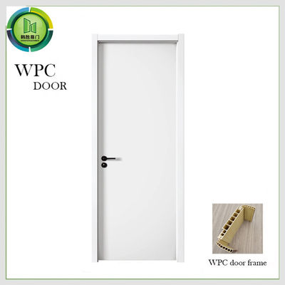 Harga yang bagus Pintu WPC Tahan Lembab, Pintu Wollow WPC Desain Kedap Suara, Pintu Hollow Komposit Insulasi Panas on line