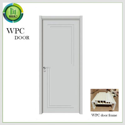 Harga yang bagus OEM Fire Retardant WPC Plain Door White Flush Moisture Resistance Penggunaan Hotel on line