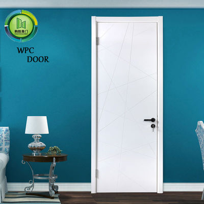 Harga yang bagus Customized WPC Plain Door Soundproof Durable Painting Bedroom Penggunaan on line