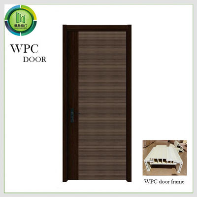 Harga yang bagus Pintu Kayu WPC Soundproof, Pintu Interior Rustik Lebar 800mm on line