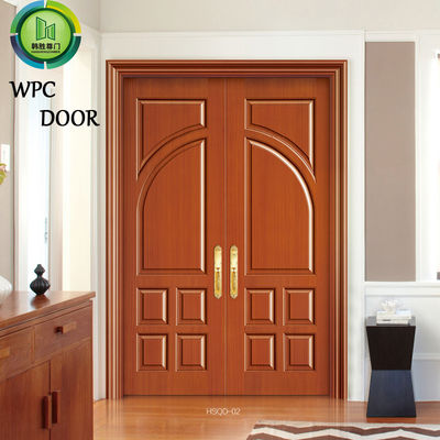 Harga yang bagus Desain Modern WPC Double Door Fire Resistant Kantor 1600mm Lebar on line