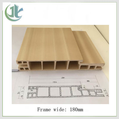 Harga yang bagus Kayu Komposit Retardant WPC Pintu Frame Fire Rated Penggunaan kamar mandi on line