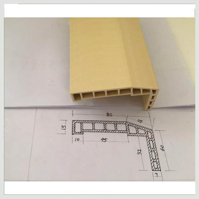 Harga yang bagus Termit tahan WPC Interior Pintu Frame Architrave Fire Rated Bevel Edge on line