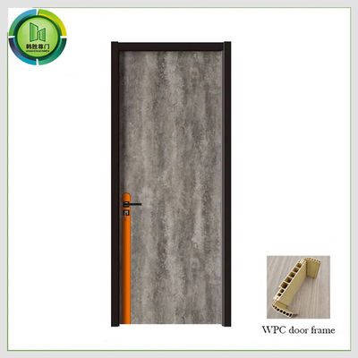 Harga yang bagus Putih Interior UPVC Pintu internal Disesuaikan tahan rayap 1000mm Lebar on line
