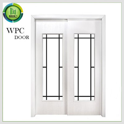 Harga yang bagus Kelembaban tahan OEM WPC Pintu geser Bahan kaca kedap suara on line