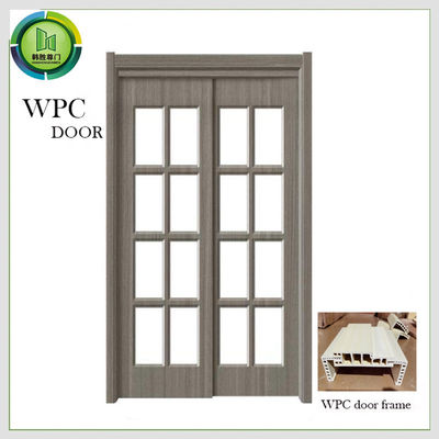 Harga yang bagus Interior WPC Pintu Geser Pintu tahan api Ke luar terbuka Arah Penggunaan dapur on line
