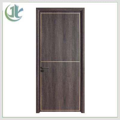 Harga yang bagus 2100*800*45mm Pengurangan Suara Proof Serangga WPC Interior Pintu Cat Bebas on line