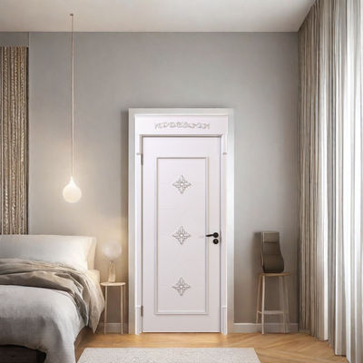 Harga yang bagus Modern and Durable WPC Interior Door for Residential and Commercial Direct Selling Formaldehyde-Free and Low Maintenance on line