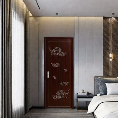 Harga yang bagus Perawatan permukaan yang dapat disesuaikan Pintu berongga WPC dengan tahan kelembaban dan isolasi panas untuk penggunaan interior on line
