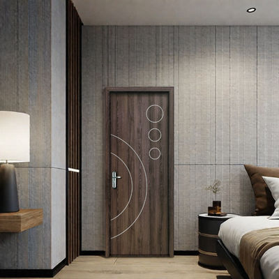 Harga yang bagus Pintu berongga WPC yang tahan lama dan perawatan rendah dengan isolasi panas yang sangat baik untuk ruang interior perumahan dan komersial on line