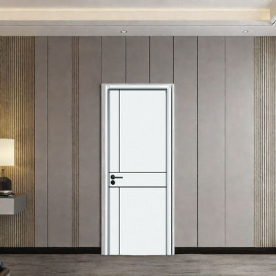 Harga yang bagus Kelembaban tahan suara Lukisan WPC Pintu berongga dengan ukuran yang dapat disesuaikan untuk interior modern on line