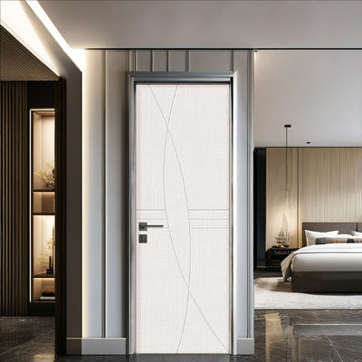 Harga yang bagus Harga Pabrik WPC Pintu Ramah Lingkungan dan Berkelanjutan Solusi untuk Perumahan dan Komersial Low Maintenance dan Desain Soundproof on line