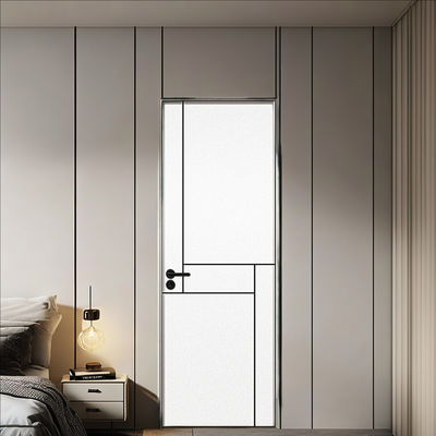 Harga yang bagus Pintu berongga WPC yang dapat disesuaikan dengan desain kedap suara, tahan kelembaban, dan pemeliharaan rendah untuk ruang modern on line