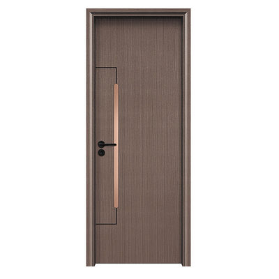 Harga yang bagus Pintu Hollow WPC Anti Rayap dengan Peredam Suara 30dB dan Engsel Baja Tahan Karat untuk Penggunaan Perumahan dan Komersial on line
