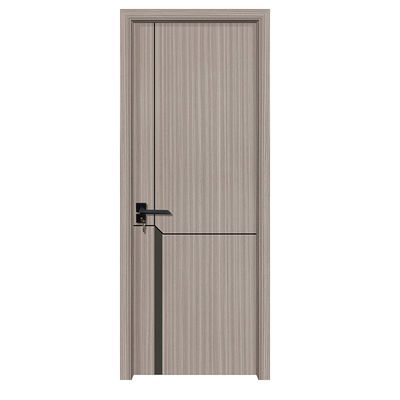 Harga yang bagus Pintu Berongga WPC Laminated PVC Ramah Lingkungan dengan Insulasi Panas dan Insulasi Suara 30db untuk Penggunaan Interior on line