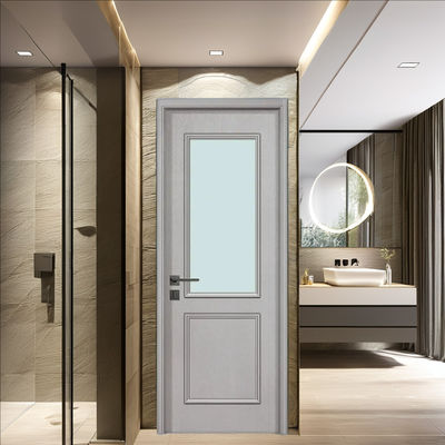 Harga yang bagus Pintu kaca WPC tahan UV tahan kelembaban tahan suara untuk interior modern on line