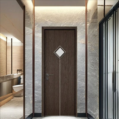 Harga yang bagus Perlakuan permukaan yang dapat disesuaikan Pintu kaca WPC dengan lebar 700mm 800mm 900mm Pilihan untuk penggunaan interior perumahan on line