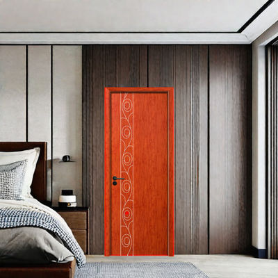 Harga yang bagus Pintu interior WPC tahan kelembaban dengan isolasi panas dan desain berongga komposit tahan rayap on line