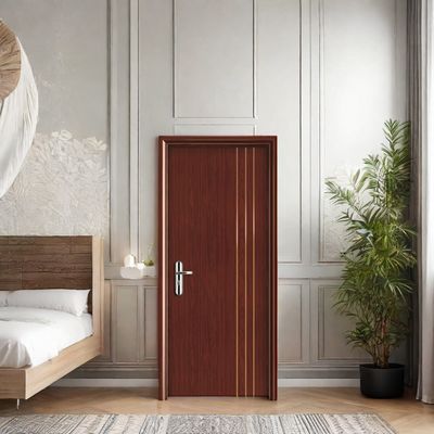 Pintu WPC Berongga Tahan Lama dengan ketebalan 45mm insulasi suara 30 dB dan anti rayap untuk penggunaan interior