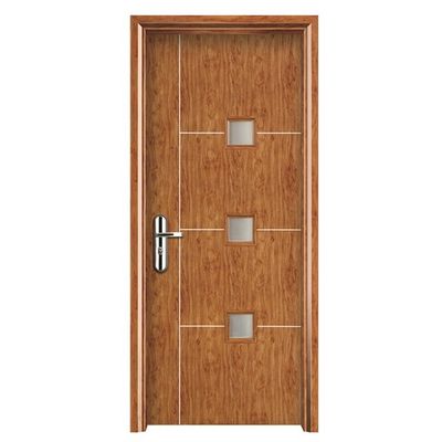 Harga yang bagus Pintu kaca WPC tahan kelembaban tahan suara Mudah dipasang Pintu berongga komposit untuk interior modern on line