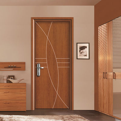 Harga yang bagus Pintu Interior WPC Berongga Tahan Air dan Tahan Jamur dengan Insulasi Panas untuk Interior Modern on line