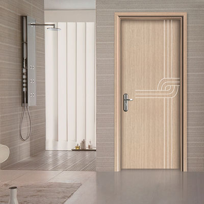 Harga yang bagus Pintu interior WPC yang dapat disesuaikan Bahan komposit berongga tahan air tahan api dengan sifat isolasi suara dan panas yang sangat baik on line