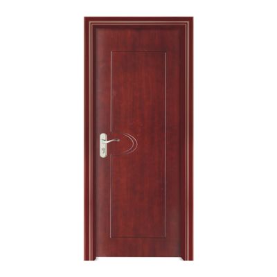 Harga yang bagus Formaldehida Bebas Kelembaban Tahan Suara Desain WPC Pintu Komposit Pintu Kerongkong on line