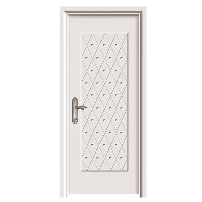 Harga yang bagus Formaldehida Bebas Kelembaban Tahan Suara Desain Lukisan WPC Pintu Hollow untuk Interior Modern on line