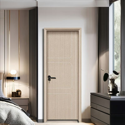 Low Maintenance Termite Resistant WPC Hollow Door dengan Panjang 2100mm untuk Berbagai Kamar
