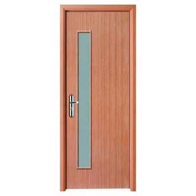 Harga yang bagus Pintu kaca WPC pintu komposit tahan lama dengan desain inti berongga ideal untuk aplikasi interior perumahan dan komersial on line