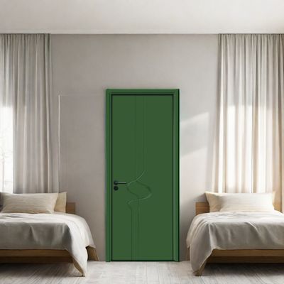 Harga yang bagus Desain Modern Pintu Hollow WPC dengan Kunci Mortise dan Ukuran Standar 2100*600*45mm untuk Penggunaan Interior on line