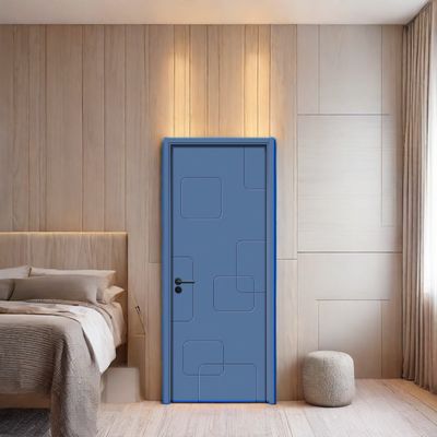 Harga yang bagus Desain Modern Pintu Hollow WPC dengan Ukuran Standar 2100*600*45mm Bersertifikasi ISO9001 dan CE on line