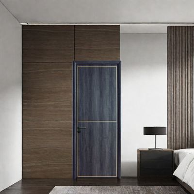 Harga yang bagus Eco Friendly WPC Interior Door dengan Frame yang awet Menawarkan Kelembaban Resistensi Tembakau dan Soundproof Keuntungan on line