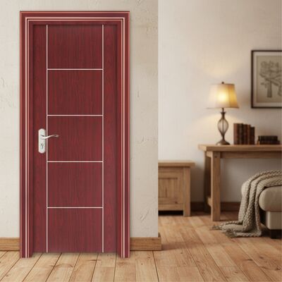 Harga yang bagus 2400mm Tinggi Termit Proof Soundproof WPC Hollow Door untuk Ruang Modern on line