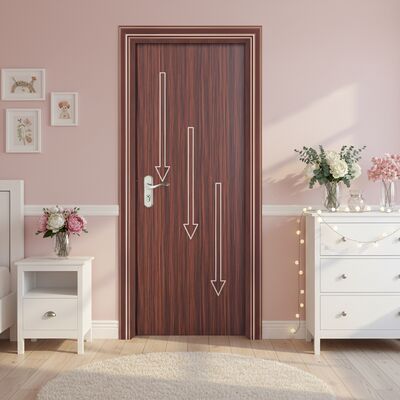 Harga yang bagus Termit Proof Mold Resistant Sound Isolation WPC Hollow Door untuk Aplikasi Interior on line