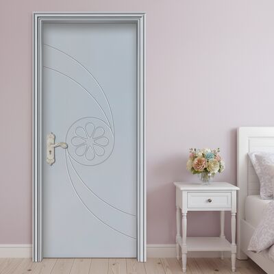 Harga yang bagus Waterproof Soundproof Low Maintenance Painting WPC Hollow Door untuk Ruang Modern on line