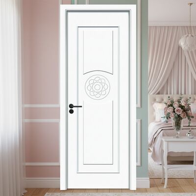 Harga yang bagus Lukisan WPC Pintu tahan kelembaban tahan lama pintu interior dengan isolasi panas yang sangat baik dan desain kedap suara untuk ruang modern on line