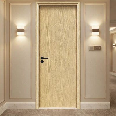 Harga yang bagus Pintu berongga WPC tahan suara dengan desain tahan rayap dan isolasi panas yang sangat baik tersedia dalam lebih dari 100 warna permukaan on line