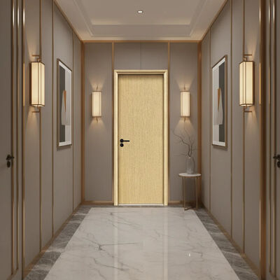 Harga yang bagus Pintu WPC Berongga Ramah Lingkungan dengan Desain Bebas Perawatan Tahan Rayap Tahan Suara dan Insulasi Panas yang Sangat Baik on line