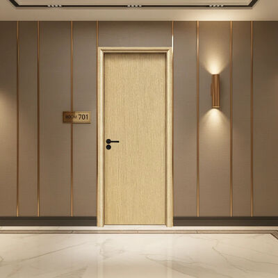 Harga yang bagus Pintu berlubang WPC kedap suara dengan isolasi panas yang sangat baik Pintu termit yang tahan terhadap pemeliharaan on line