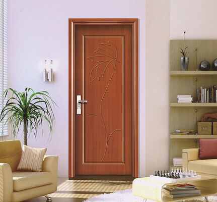 Harga yang bagus Lempar Interior Pintu Plastik Kayu awet Desain Modern Bergaya Cocok Untuk Aplikasi Perumahan Komersial on line