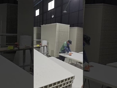 2100*800*45mm Pengurangan Suara Proof Serangga WPC Interior Pintu Cat Bebas