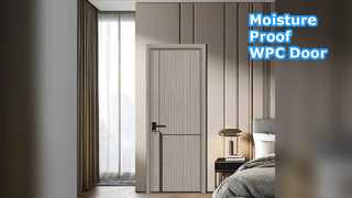Pintu Berongga WPC Tahan Lama, Tahan Lembab, Terisolasi Panas
